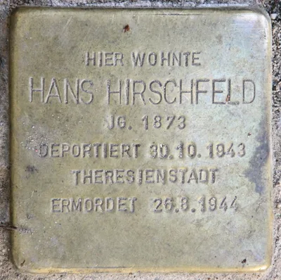 HIRSCHFELD, Hans (1873 – 1944)