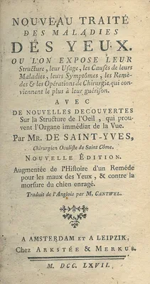 SAINT-YVES, Charles de (1667 – 1733)